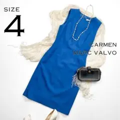 【美品】CARMEN MARC VALVOカルメンマークバルボ ドレスワンピース