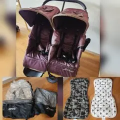 에어 버기 코코 더블 쌍둥이 유모차