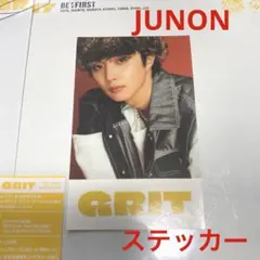 BE:FIRST GRIT ステッカー　ジュノン