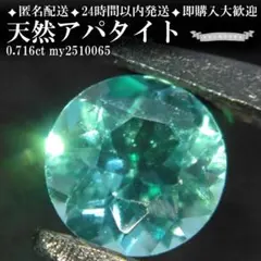 ソーティング付き300円スタート！天然アパタイト　0.716ct