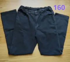UNIQLO キッズ 長ズボン 160サイズ 黒