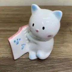2F 昭和レトロ 猫 フィギュア 陶器 置物 レトロ インテリア 肉球 ビンテーのサムネイル