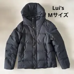 Lui's ルイス ダウンジャケット M 黒ダウン90%フェザー10%