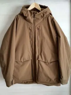 美品 ユニクロ UNIQLO ハイブリッド ダウン パーカ ブラウン S