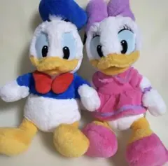 ディズニー フラッフィープラッシー ドナルド デイジー ぬいぐるみ
