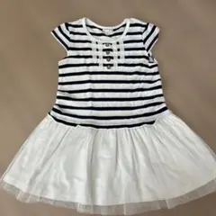 ワンピース 120cm ストライプ　3can4on