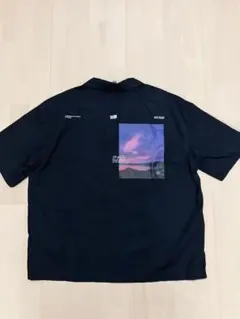 H&M 黒 メンズ半袖シャツ