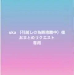 uka（引越しの為断捨離中）様 リクエスト 2点 まとめ商品
