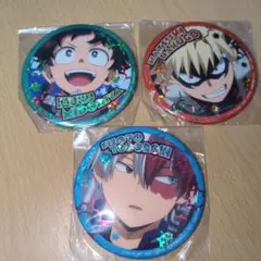 値下げ⭕僕のヒーローアカデミア ホログラム缶バッジGIGO限定3個セット