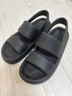 厚底サンダル ブラック