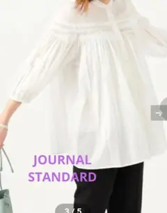 JOURNAL STANDARD コットンブラウス 五分袖