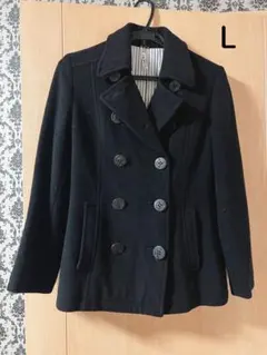 i.n.e 毛100% レディースピーコート　サイズ3（L）