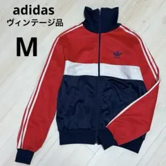 ヴィンテージ品⭐️adidas ジャージ レディース レア フランス製風 赤紺