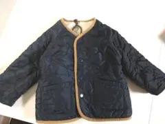 美品　ネイビー アウター 90cm　リバーシブル