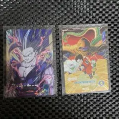 ドラゴンボール スーパーダイバーズ 孫悟空 ベジータ SRパラレル 2枚
