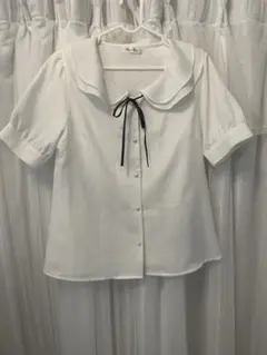 Bye Bye 半袖シャツ ホワイトのサムネイル