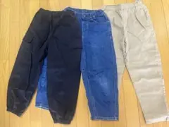 キッズカジュアルパンツ3点セット 130cm