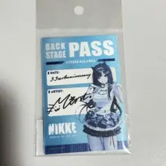 勝利の女神 NIKKE ストア限定 バックステージPASS風ステッカー ミント