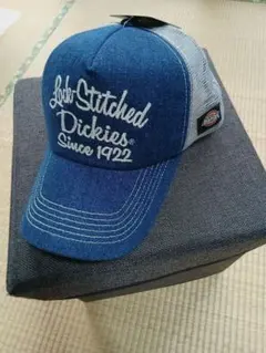 Dickies デニム メッシュキャップ 刺繍ロゴ