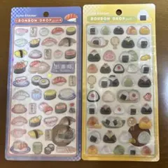 【正規品】ボンボンドロップシール　和柄　おにぎり　お寿司
