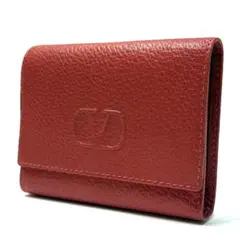 Valentino Garavani コンパクトウォレット 三つ折り財布 レッドのサムネイル