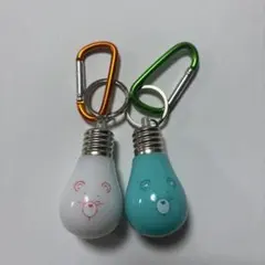 ケアベアLED電球キーホルダー　ガチャガチャ