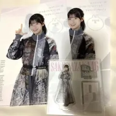 櫻坂46 ローソンくじ アクリルスタンド クリアファイル2枚 石森璃花