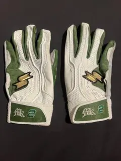 実使用】井口資仁 直筆サイン入り バッティンググローブ 両手 千葉