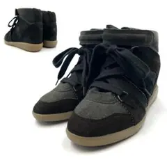 ISABEL MARANT✨インヒールスニーカー BOBBY ボビー ブラック isabel marant インヒールスニーカー ブラック 38 - メルカリ