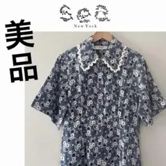 美品！sea new yorkフラワープリントワンピース 花柄レトロヴィンテージのサムネイル