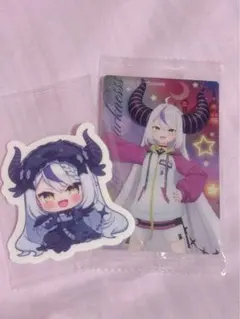 ホロライブ ウエハース ステッカー ラプラス・ダークネス ダイカットステッカー