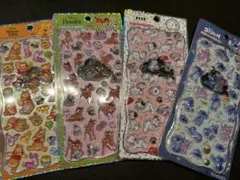 正規品　ディズニー　プチドロップステッカー　4枚セット