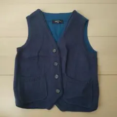 COMME CA ISM ネイビー ベスト 110A