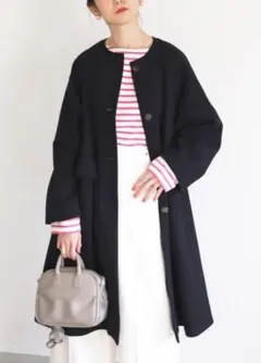 2025年最新】iena コート ブルーの人気アイテム - メルカリ