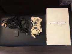 PlayStation 2 本体とコントローラーなど