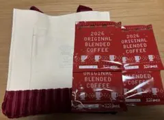 コメダ珈琲　2026福袋　スクエアバッグ　ドリップコーヒー4パック