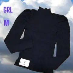 ponpon様専用　未使用タグ付き✨GRL ブラック ハイネックニット M