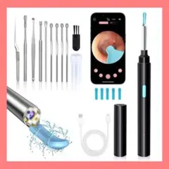 耳かきカメラ付 1000万画質 極細レンズ LEDライト イヤースコープ