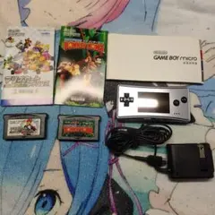 美品　任天堂 GAME BOY micro シルバー　ゲームボーイ　ミクロ