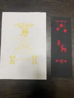 刺繍完成品　クリスマス　ハーフステッチ、クロスステッチ