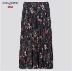 UNIQLO イネス　ツイストプリーツロングスカート　サイズM