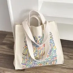 トートバッグ　大容量　マザーズバッグ　ショルダー　通勤通学PC多用途