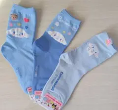シナモロールソックス3足セット