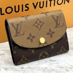 ★展示品級★ルイヴィトン　モノグラム　リバース　ポルトモネ　ロザリ　コインケース