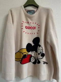 ✨希少✨　GUCCI ディズニー ニットセーター　サイズL 2025年最新】gucci ミッキー ニットの人気アイテム - メルカリ
