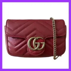 ✨極美品✨GUCCI GGマーモント ミニ チェーンショルダー✨正規品✨