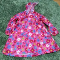 Kids Forest 　レインコート Lサイズ 花柄