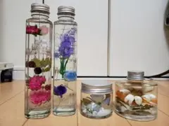 ハーバリウム風　FLOWER BOTTLE