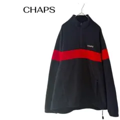 CHAPS 長袖ハーフジップアップフリース　アウターもこもこ　カジュアル古着