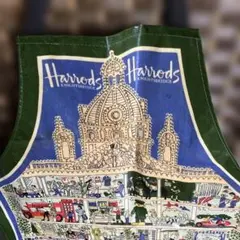 t*l様 Harrods（ハロッズ）ヴィンテージ エプロン ロンドン百貨店デザイのサムネイル